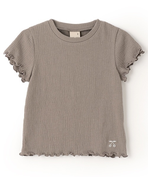 petit main(プティマイン)の「【GOODPRICE】楊柳Tシャツ(Tシャツ/カットソー・キッズ・モカ/ラベンダー/カラフル/アイボリー/エメラルド・130cm/120cm/110cm/80cm/90cm/100cm)」の3枚目の写真