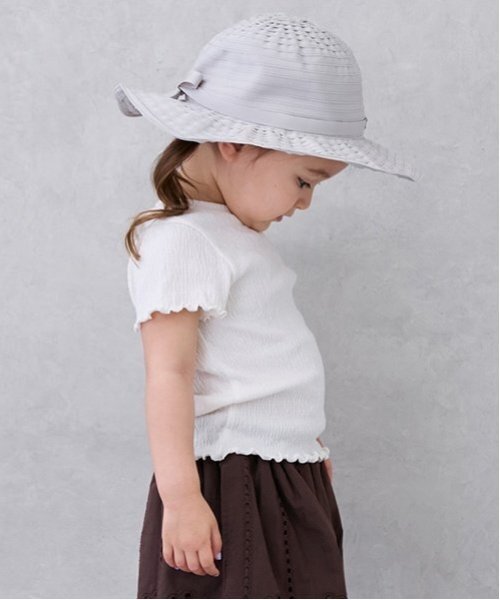 petit main(プティマイン)の「【GOODPRICE】楊柳Tシャツ(Tシャツ/カットソー・キッズ・モカ/ラベンダー/カラフル/アイボリー/エメラルド・130cm/120cm/110cm/80cm/90cm/100cm)」の9枚目の写真