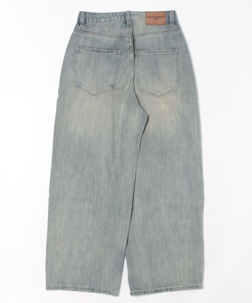 MARQLEEN上下セット241デニムパンツセット ルーズフィット レトロブルー デニムパンツ NZK6235