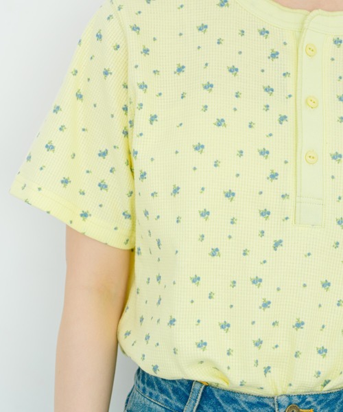 eLur（エラー）の「フラワーサーマルT（Tシャツ/カットソー・レディース・アイボリー/イエロー・FREE）」の13枚目の写真