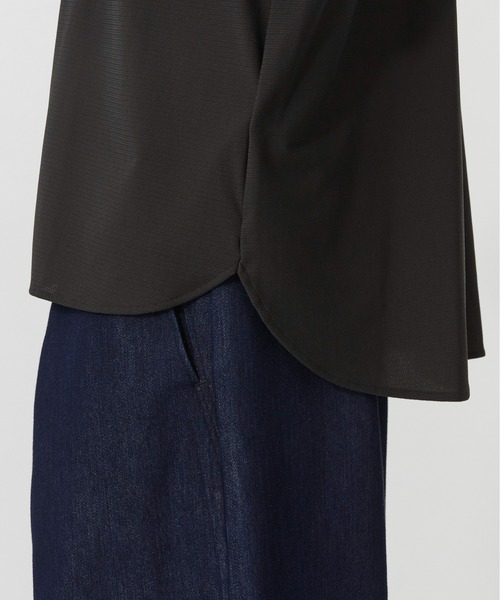 PUBLIC TOKYO（パブリックトウキョウ）の「Air tool lite cool リラックスロングスリーブシャツ  /ウォッシャブル/夏服/ストレッチ/伸縮性/通気性/防シワ性/UVカット/セットアップ（シャツ/ブラウス・メンズ・ブラック/オリーブ/ダークブラウン/ダークグレー・1/2）」の18枚目の写真