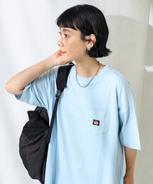 RED KAP（レッドキャップ）の「RED KAP × FREAK'S STORE/レッドキャップ 別注 配色ステッチ ポケットワンピース/Tシャツワンピース（ワンピース）」