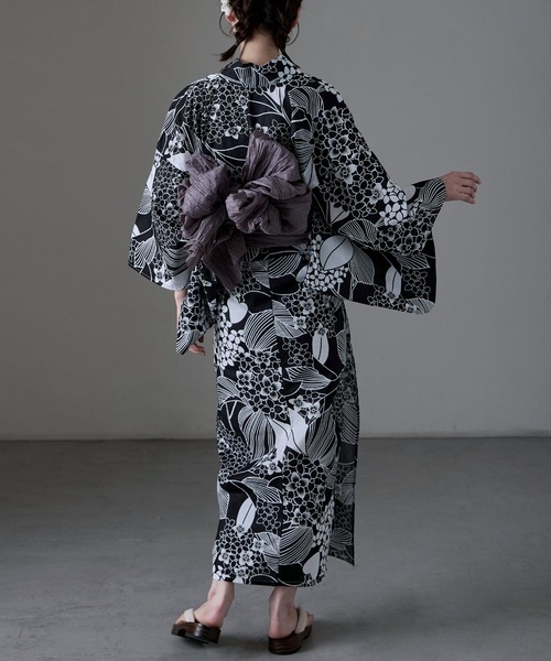 浴衣セット レディース 着付けのいらない簡単二部式浴衣 セパレート式