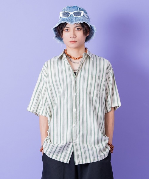 a.p.o.v. Wonton March Stripe cotton T‑shirt — футболка в полоску