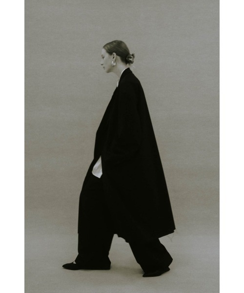 hig end oversize long chester coat (unisex)（チェスターコート