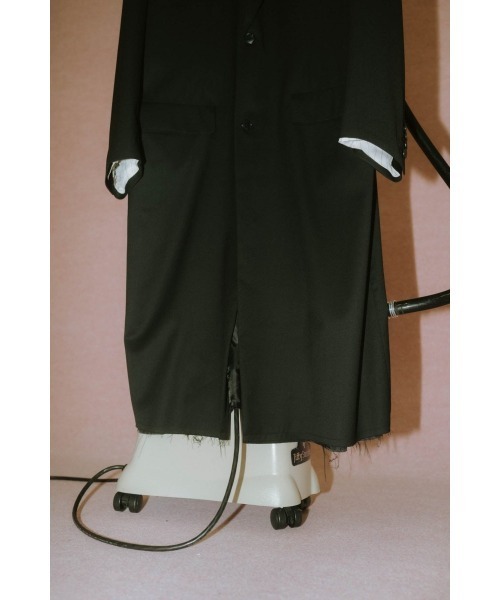 hig end oversize long chester coat (unisex)（チェスターコート