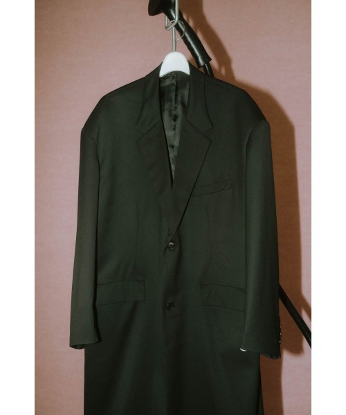 hig end oversize long chester coat (unisex)（チェスターコート