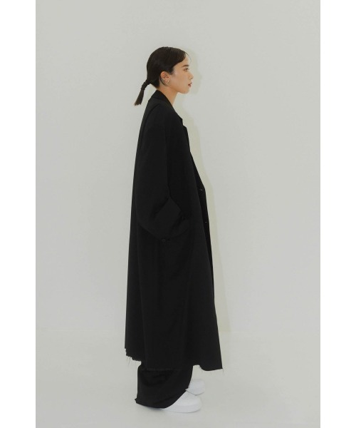 hig end oversize long chester coat (unisex)（チェスターコート
