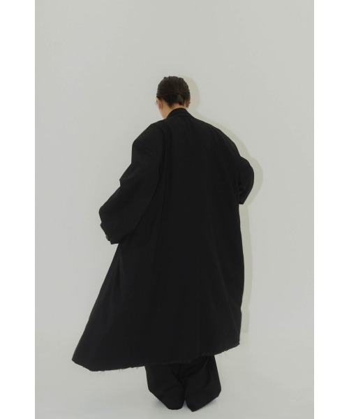 hig end oversize long chester coat (unisex)（チェスターコート