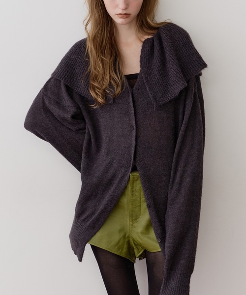 フリル衿カーディガン（カーディガン/ボレロ）｜LA BELLE ETUDE