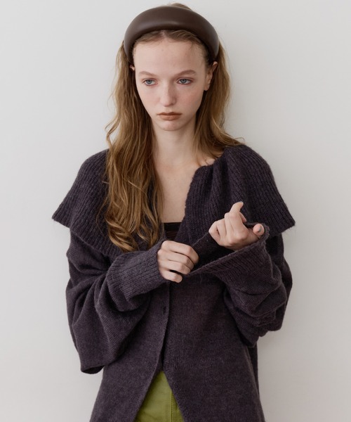 coel＊新品　店舗限定リボンカーデ リボンブローチ起毛カーデ|ems excite | RETRO GIRL ONLINE STORE