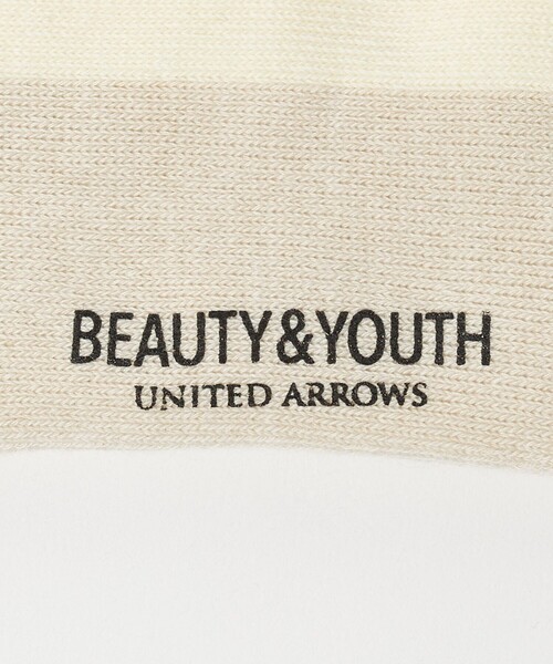 BEAUTY&YOUTH UNITED ARROWS(ビューティーアンドユースユナイテッドアローズ)の「バック ライン クォーター ソックス(ソックス/靴下・メンズ・オフホワイト/ブラック/ベージュ/ホワイト・FREE)」の10枚目の写真