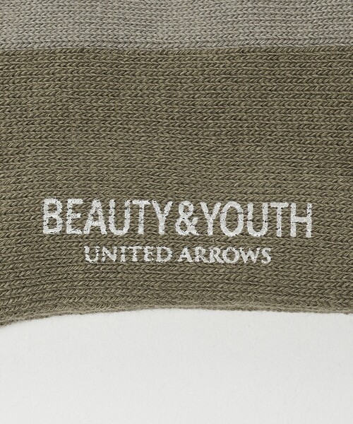 BEAUTY&YOUTH UNITED ARROWS(ビューティーアンドユースユナイテッドアローズ)の「バック ライン クォーター ソックス(ソックス/靴下・メンズ・オフホワイト/ブラック/ベージュ/ホワイト・FREE)」の12枚目の写真