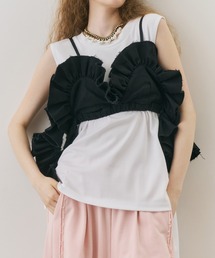 J1U by LA BELLE ETUDE | フィッシュテールリラックスタンクトップ(Tシャツ/カットソー)