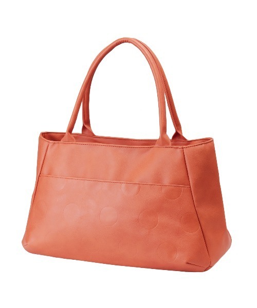 KAZZU SELECT(カッズセレクト)の「ドット柄トートバッグ(トートバッグ・レディース・オレンジ・ONE SIZE)」の1枚目の写真