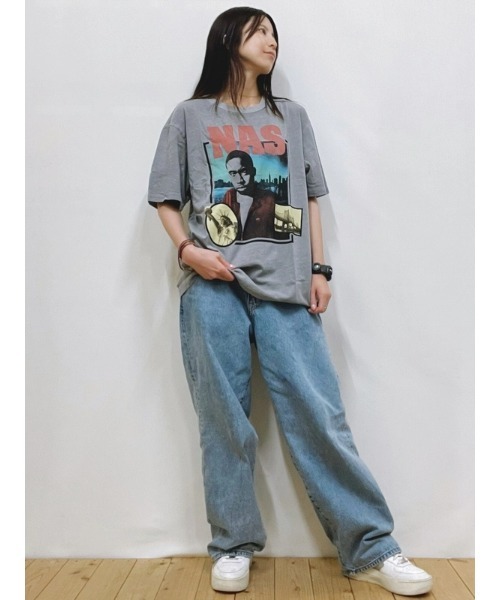 ○ナズ リラックス グラフィックTシャツ/NAS（Tシャツ