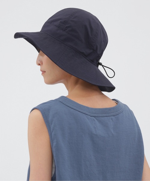 MHL.（エムエイチエル）の「WASHED NYLON（ハット・レディース・グレー系その他6/ネイビー系1・FREE）」の7枚目の写真