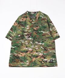 プリント スラント S/S シャツ│PRINT SLANT S/S SHIRT