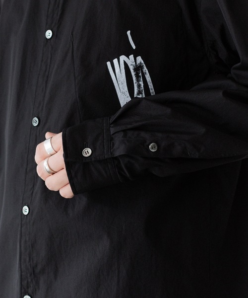 VEIN （ヴェイン）の「140/2 ギザブロード L/S SHIRT / 140/2 GIZA BROAD L/S SHIRT（シャツ/ブラウス・メンズ・ブラック/ホワイト・3/2/1）」の16枚目の写真