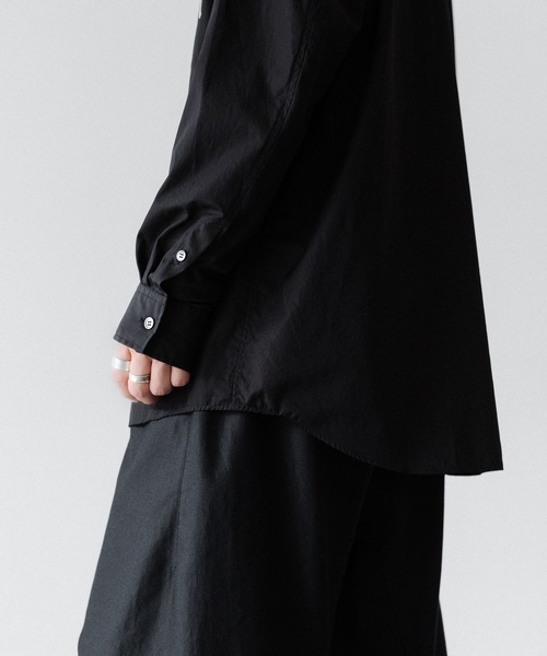 VEIN （ヴェイン）の「140/2 ギザブロード L/S SHIRT / 140/2 GIZA BROAD L/S SHIRT（シャツ/ブラウス・メンズ・ブラック/ホワイト・3/2/1）」の15枚目の写真