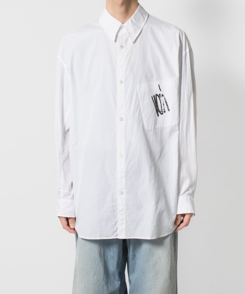 VEIN （ヴェイン）の「140/2 ギザブロード L/S SHIRT / 140/2 GIZA BROAD L/S SHIRT（シャツ/ブラウス・メンズ・ブラック/ホワイト・3/2/1）」の11枚目の写真