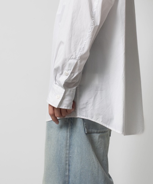 VEIN （ヴェイン）の「140/2 ギザブロード L/S SHIRT / 140/2 GIZA BROAD L/S SHIRT（シャツ/ブラウス・メンズ・ブラック/ホワイト・3/2/1）」の5枚目の写真