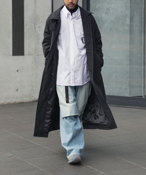 VEIN （ヴェイン）の「140/2 ギザブロード L/S SHIRT / 140/2 GIZA BROAD L/S SHIRT（シャツ/ブラウス・メンズ・ブラック/ホワイト・3/2/1）」の20枚目の写真