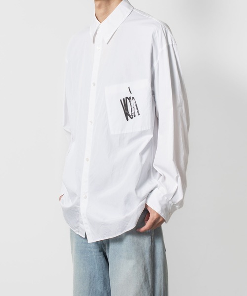 VEIN （ヴェイン）の「140/2 ギザブロード L/S SHIRT / 140/2 GIZA BROAD L/S SHIRT（シャツ/ブラウス・メンズ・ブラック/ホワイト・3/2/1）」の10枚目の写真
