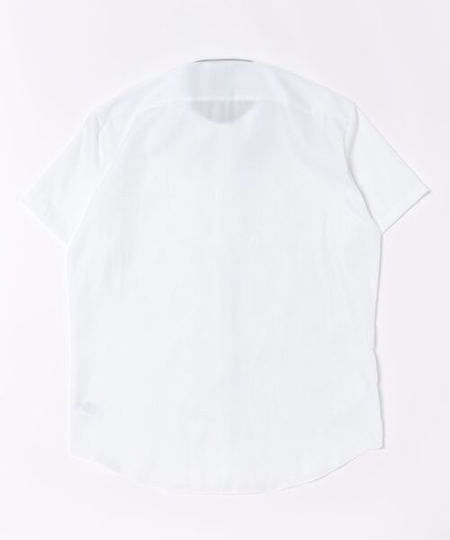 TOKYO SHIRTS(トウキョウシャツ)の「【超形態安定】 形態安定ノンアイロン ボタンダウン 半袖ビジネスワイシャツ(大きいサイズ)(ビジネスシャツ・メンズ・ホワイト・首回り47cm/首回り45cm)」の2枚目の写真