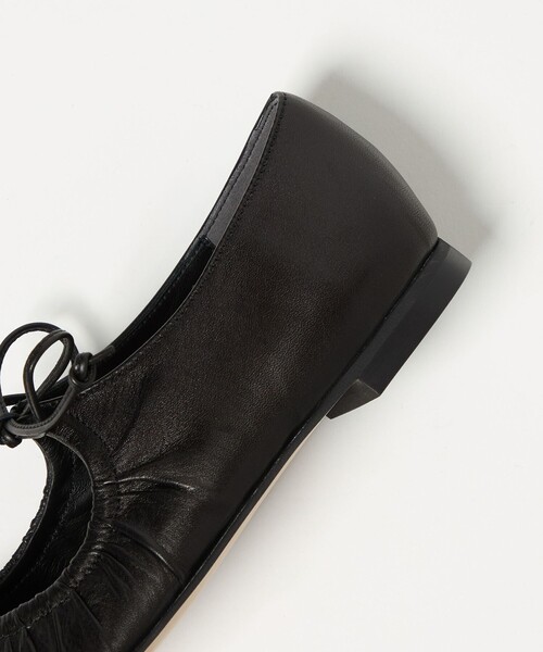 ODETTE E ODILE（オデットエオディール）の「ギャザートップバレエフラット10↑（バレエシューズ・レディース・シルバー/ブラック/ホワイト・22cm/22.5cm/23cm/23.5cm/25cm/24cm/24.5cm）」の17枚目の写真