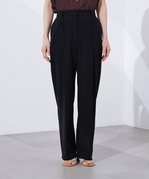 N.（N. Natural Beauty Basic）（エヌエヌナチュラルビューティーベーシック）の「【PS/低身長サイズ】ストレートリラクシーパンツ（その他パンツ・レディース・ブラック/オリーブ系/キャメル・PS/MEDIUM）」の17枚目の写真