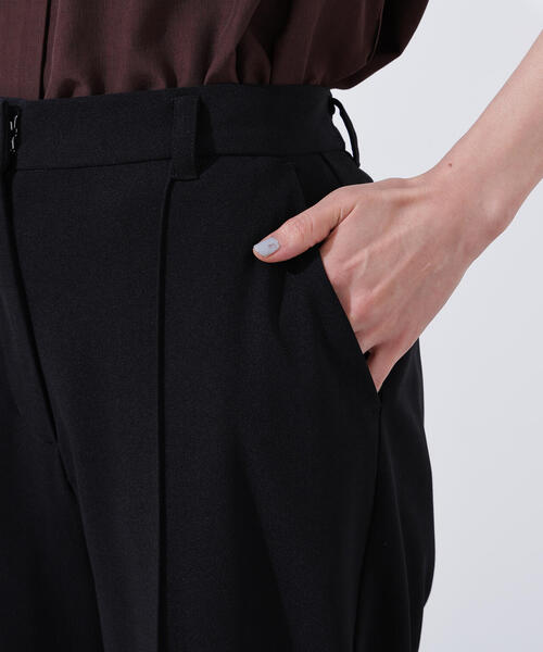 N.（N. Natural Beauty Basic）（エヌエヌナチュラルビューティーベーシック）の「【PS/低身長サイズ】ストレートリラクシーパンツ（その他パンツ・レディース・ブラック/オリーブ系/キャメル・PS/MEDIUM）」の22枚目の写真