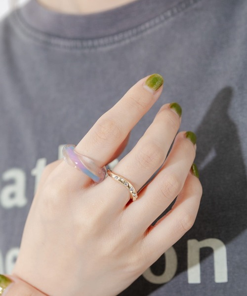 SMELLY（スメリー）の「ジュシメタル2セットリング（リング・レディース・ゴールド系その他・12）」の5枚目の写真