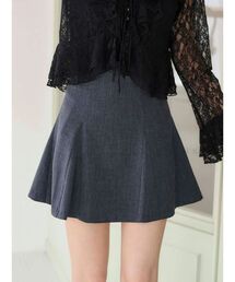 MERCURYDUO | 【セットアップ着用可】バックZIPマーメイドミニスカパン(スカート)