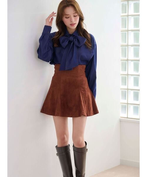 MERCURYDUO バックZIPマーメイドミニスカパン セットアップ着用可】バックZIPマーメイドミニスカパン（スカート