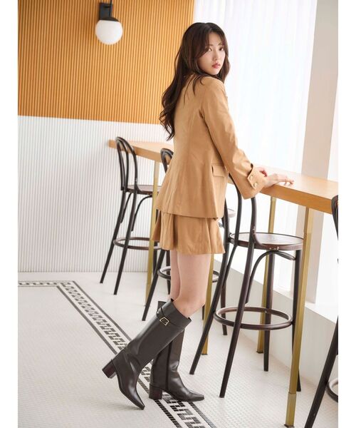 MERCURYDUO バックZIPマーメイドミニスカパン セットアップ着用可】バックZIPマーメイドミニスカパン（スカート