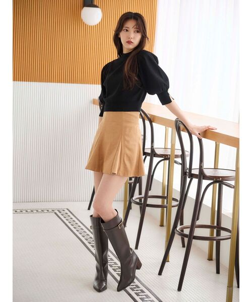 MERCURYDUO バックZIPマーメイドミニスカパン セットアップ着用可】バックZIPマーメイドミニスカパン