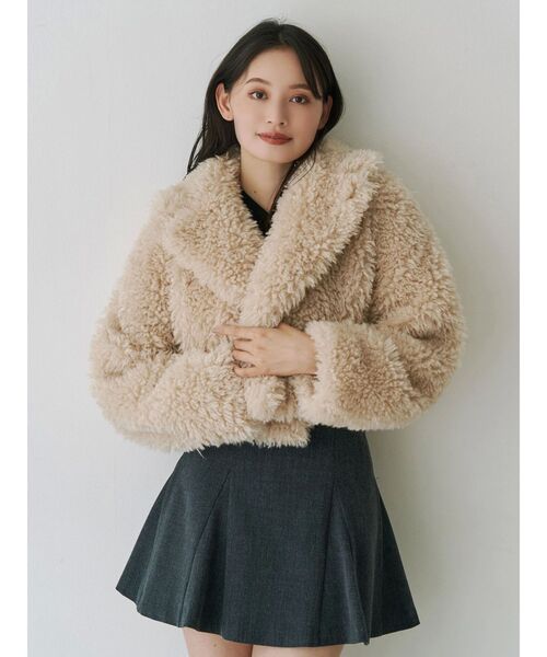 MERCURYDUO（マーキュリーデュオ）の「【セットアップ着用可】バックZIPマーメイドミニスカパン（スカート・レディース・ブラウン/キャメル/チャコールグレー/ブラック・SMALL/MEDIUM）」の11枚目の写真