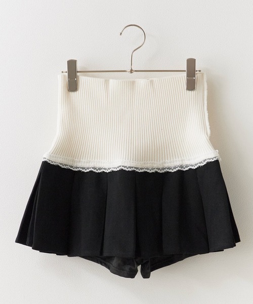 ROOPTOKYO(ループトウキョウ)の「Ribbed Lace Pleated Miniskirt / リブレース プリーツミニスカート 秋物 秋服 2026年秋冬(スカート・レディース・キャメル/グレー/ブラック・FREE)」の18枚目の写真