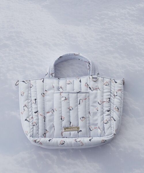 ぺんぎん？　メゾフル Maison de FLEUR｜ペンギンキルトショルダーバッグ | Rakuten