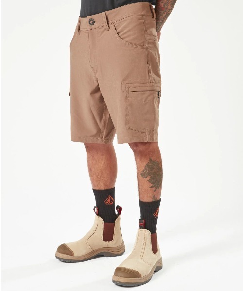 VOLCOM(ボルコム)の「【VOLCOM/ボルコム】Workwear Slab Hybrid Shorts/撥水ストレッチカーゴショートパンツ(その他パンツ・メンズ・ブラック/ブラウン系その他・32inch/30inch/34inch/36inch/33inch)」の12枚目の写真