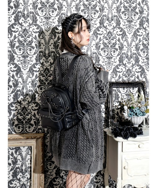 NOEMIE(ノエミー)の「チェーンハーネスベルトリュック(バックパック/リュック・レディース・ブラック・ONE SIZE)」の14枚目の写真