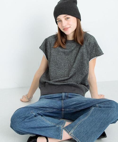 URBAN RESEARCH Sonny Label(アーバンリサーチサニーレーベル)の「ラメスウェットプルオーバー(Tシャツ/カットソー・レディース・ブラック/オフホワイト/グレー・FREE)」の12枚目の写真