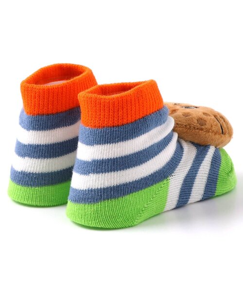 BREEZE（ブリーズ）の「【Bpop】ラトル付きソックス（ベビーシューズ/ベビーソックス・キッズ・レッド/キャメル・12/9）」の6枚目の写真