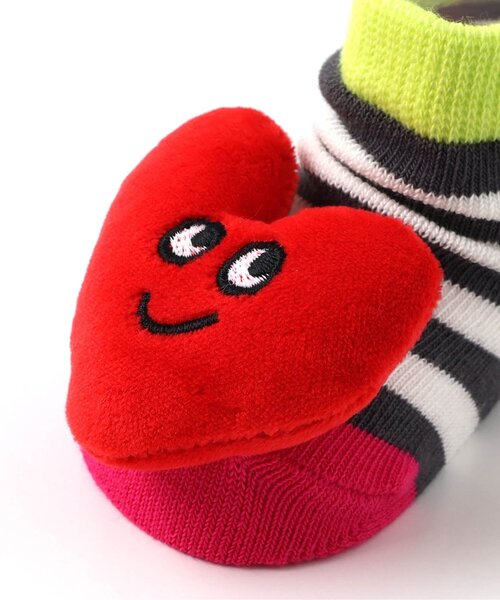 BREEZE（ブリーズ）の「【Bpop】ラトル付きソックス（ベビーシューズ/ベビーソックス・キッズ・レッド/キャメル・12/9）」の10枚目の写真