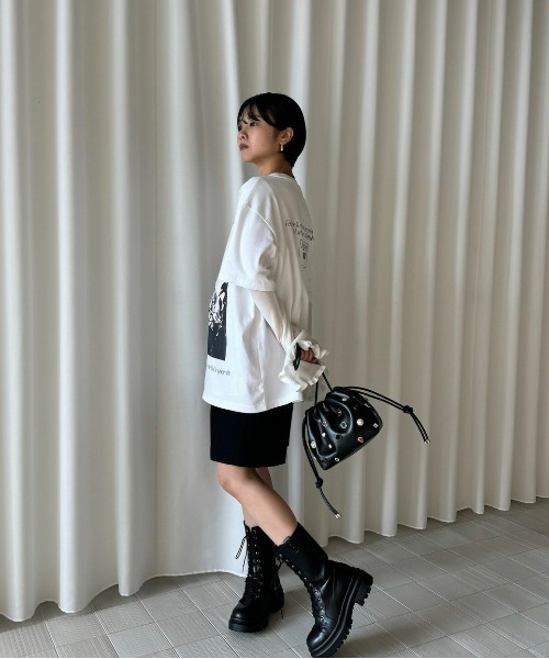 CLARA EMBROIDERY CONCEPT TEE（Tシャツ/カットソー）｜Ameri