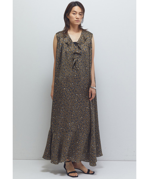 1er Arrondissement(プルミエアロンディスモン)の「レオパードプリントワンピース(ドレス・レディース・ベージュ/ブラウン系その他5・38/36)」の11枚目の写真