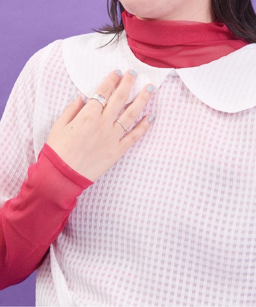 I am I in fact...(アイアムアイインファクト)の「パワーネットチュール インナー(Tシャツ/カットソー・レディース・ブルー/グリーン/ピンク・FREE)」の3枚目の写真