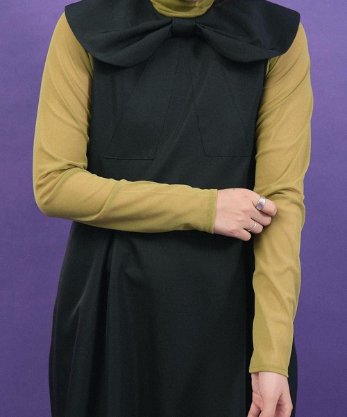 I am I in fact...(アイアムアイインファクト)の「パワーネットチュール インナー(Tシャツ/カットソー・レディース・ブルー/グリーン/ピンク・FREE)」の2枚目の写真