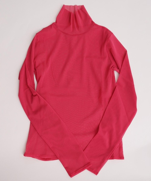 I am I in fact...(アイアムアイインファクト)の「パワーネットチュール インナー(Tシャツ/カットソー・レディース・ブルー/グリーン/ピンク・FREE)」の4枚目の写真